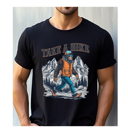 Take a Hike Bigfoot Men's T-Shirt