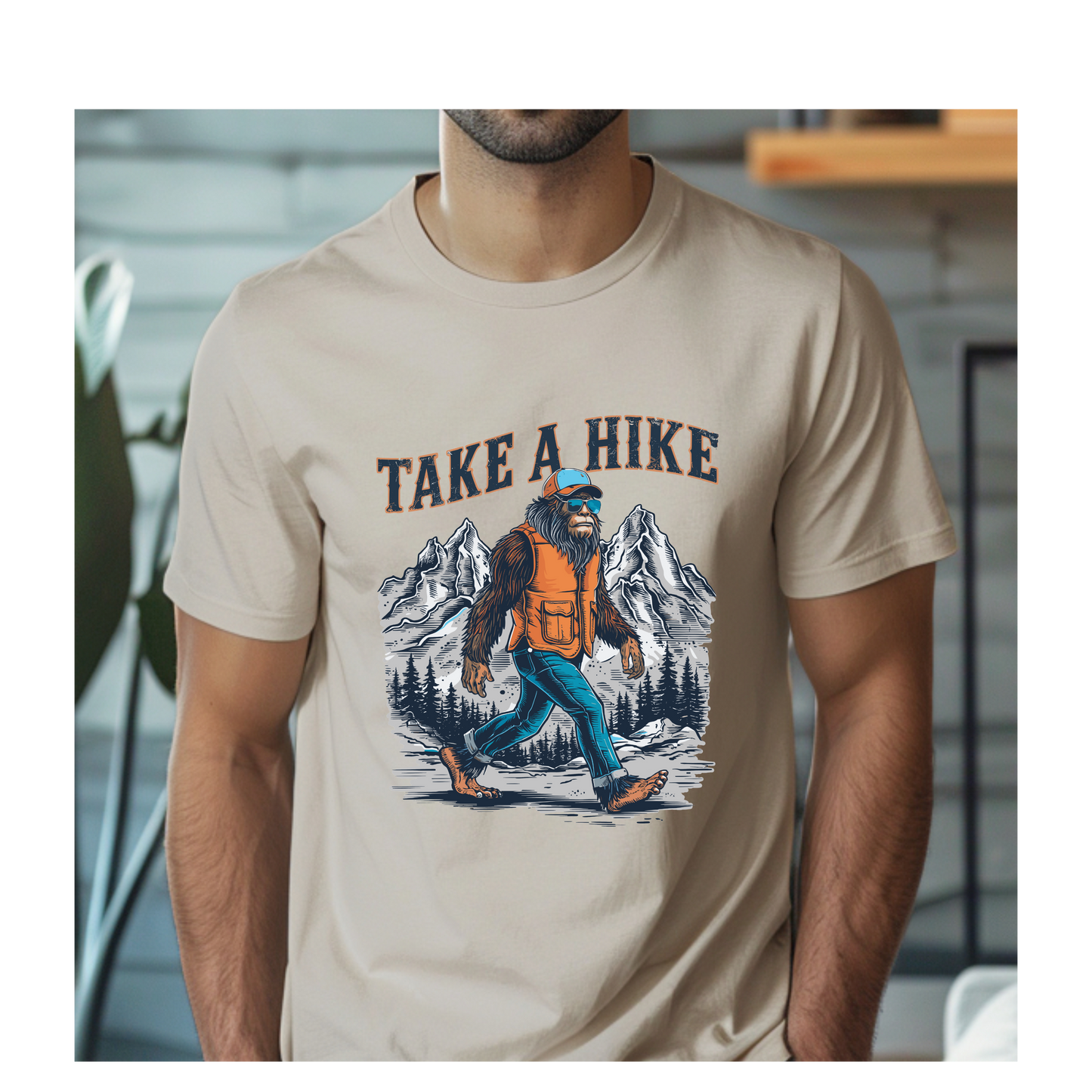 Take a Hike Bigfoot Men's T-Shirt