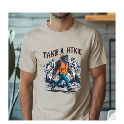 Take a Hike Bigfoot Men's T-Shirt