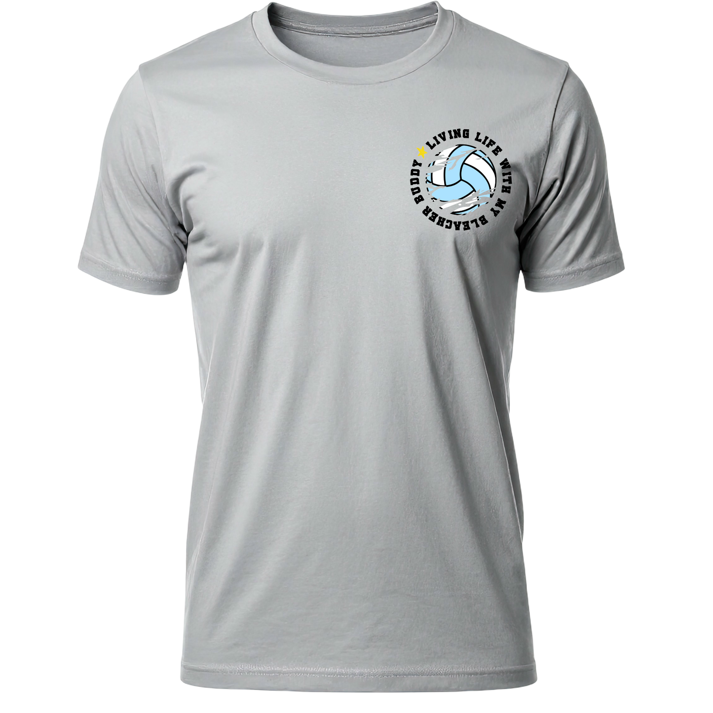 Bleacher Bestie Volleyball Moms Club T-Shirt