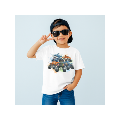 Monster Truck Kids T-Shirt