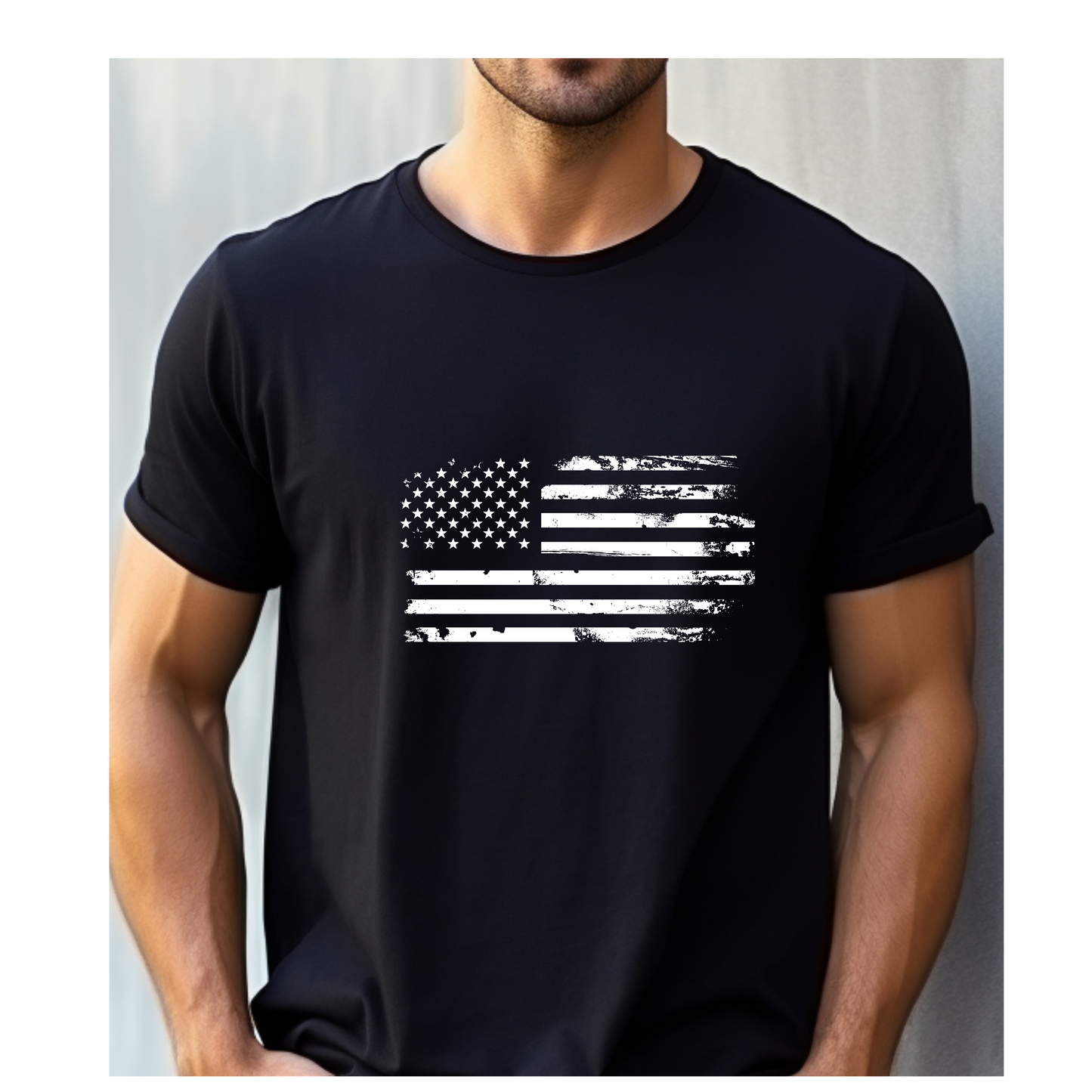 Distressed American Flag T-Shirt