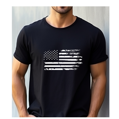 Distressed American Flag T-Shirt