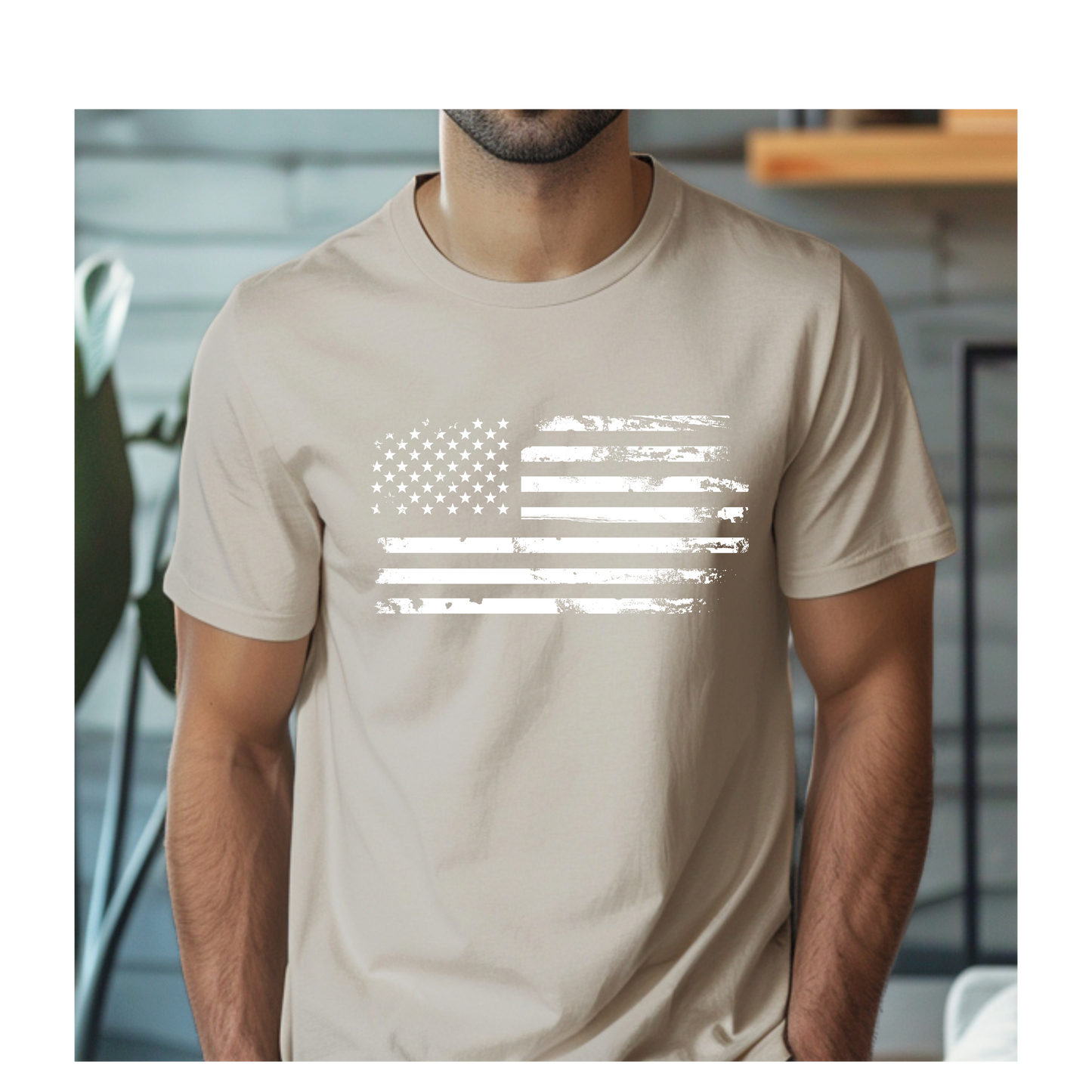 Distressed American Flag T-Shirt