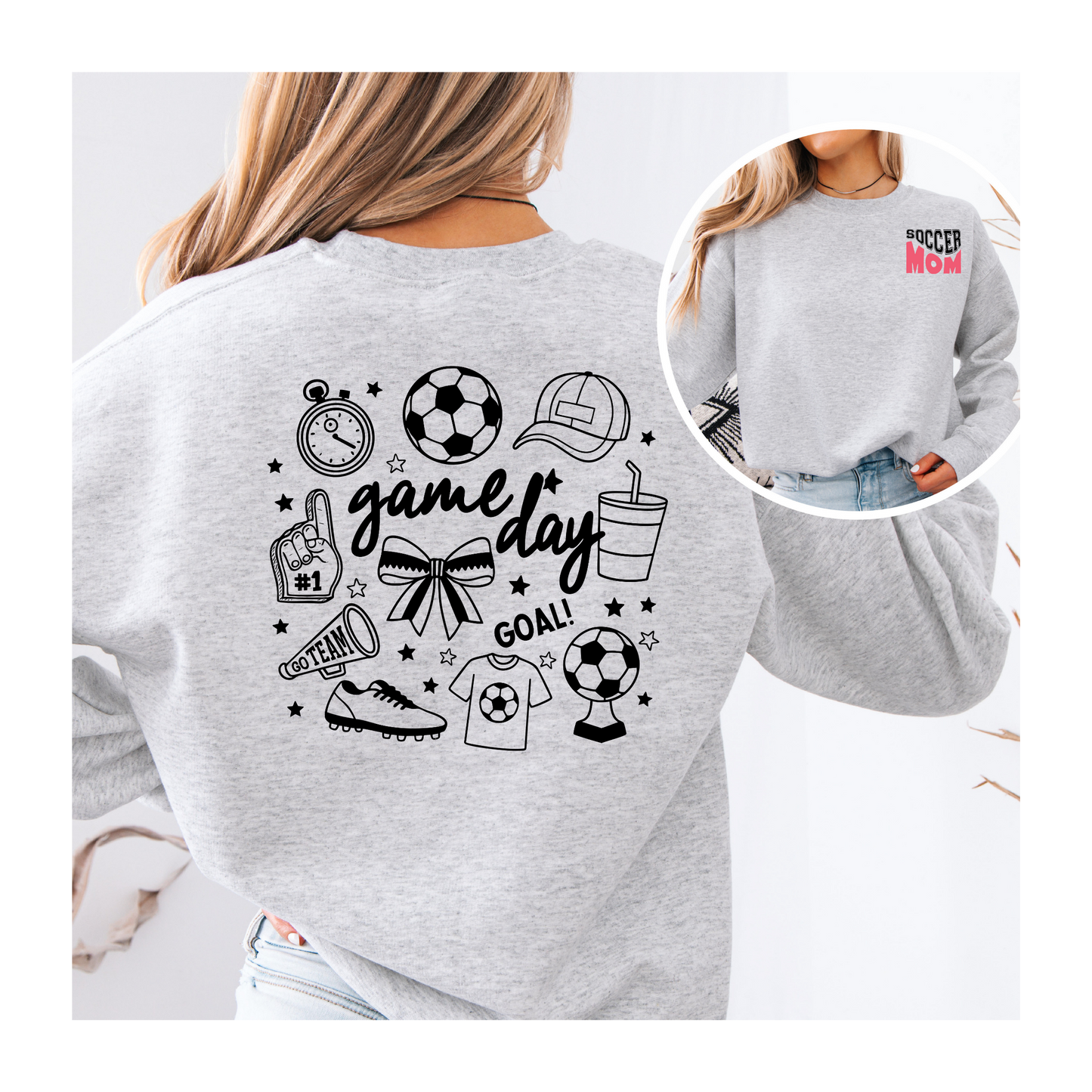 Soccer Mom Game Day Crewneck