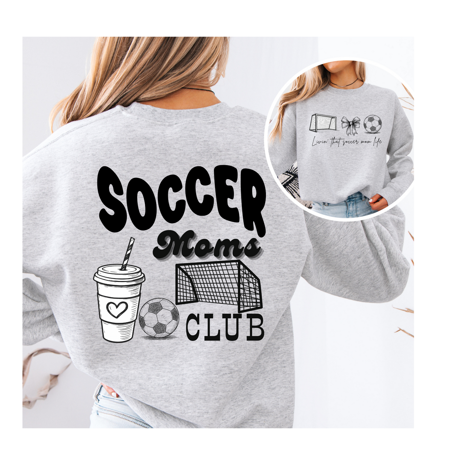 Soccer Moms Club Crewneck