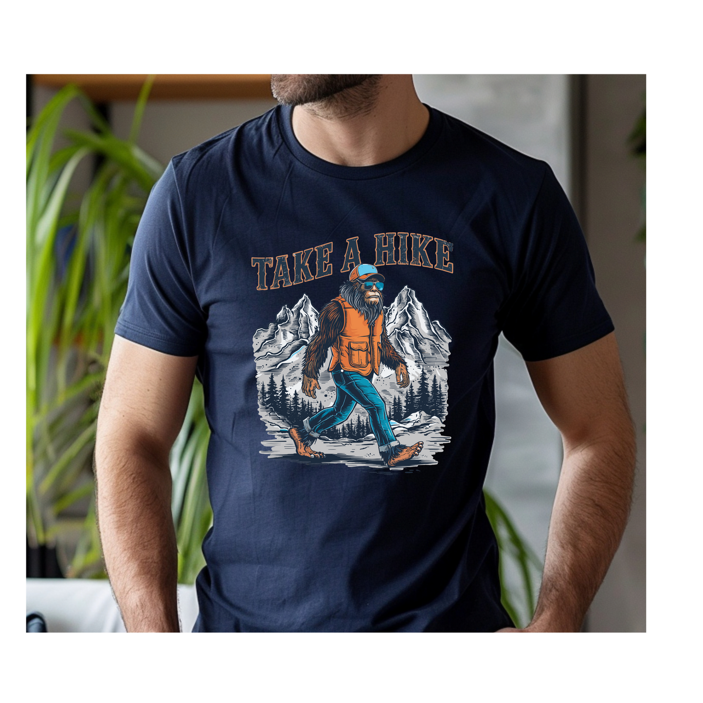 Take a Hike Bigfoot Men's T-Shirt
