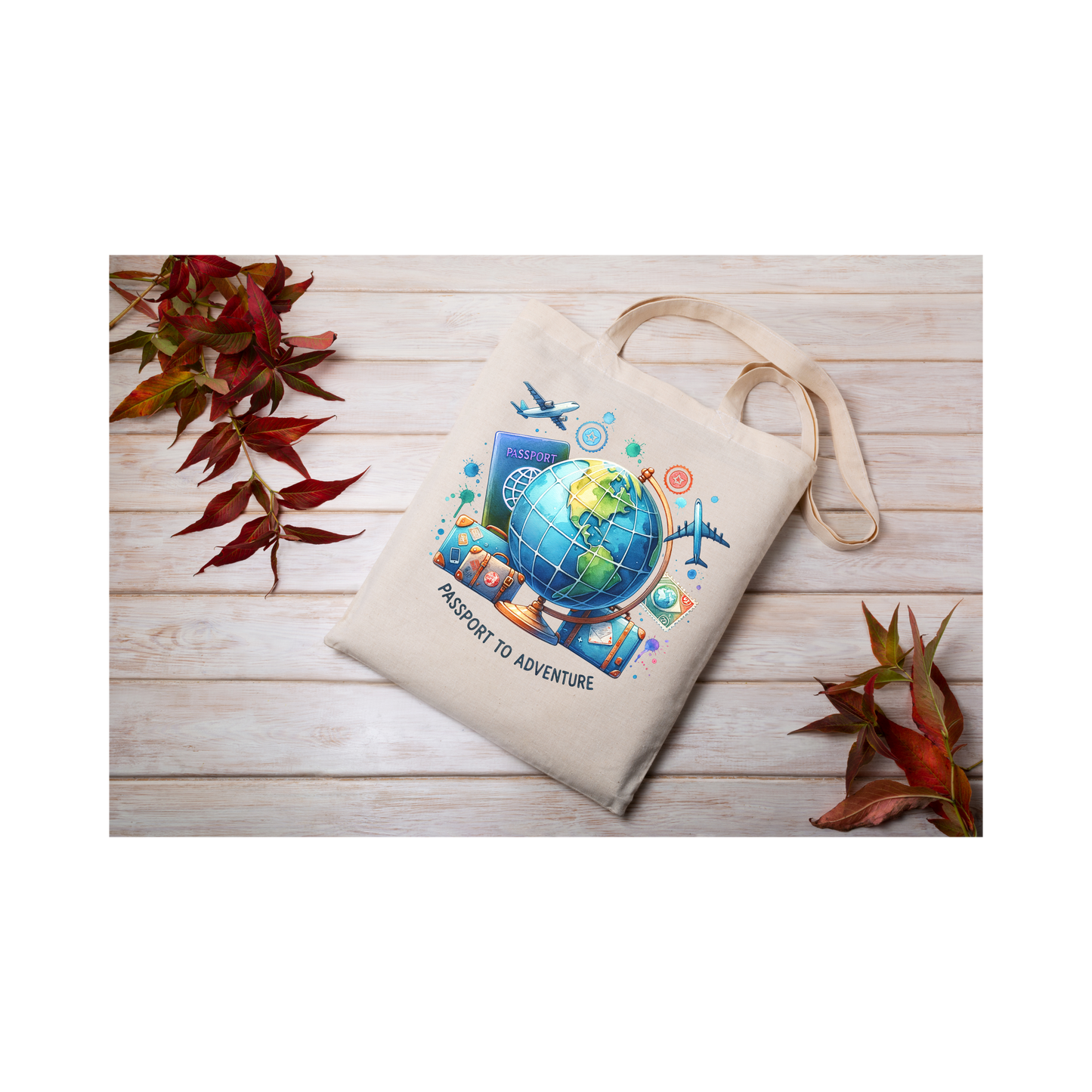 Passport to Adventure Tote Bag