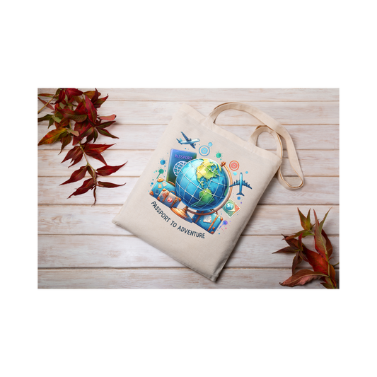 Passport to Adventure Tote Bag