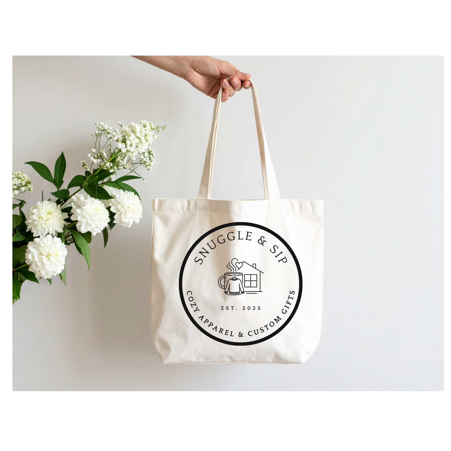Snuggle & Sip Tote Bag